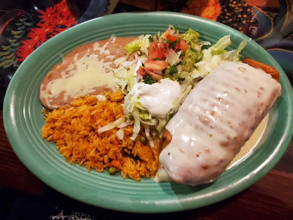 Shredded Chicken Chimichanga